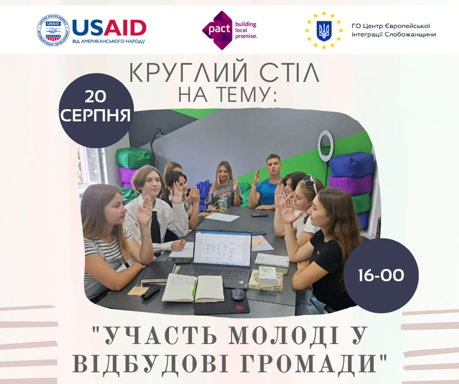 Молодь — це рушійна сила змін та розвитку! 